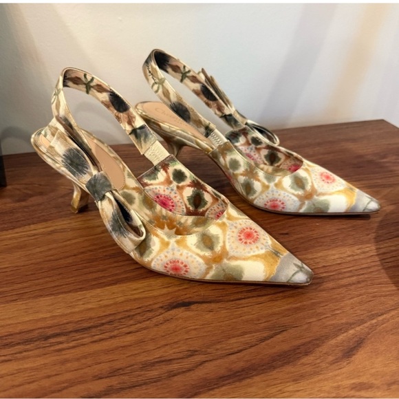 Dior Shoes - Christian Dior Kaleidoscope Tie Dye Kitten Heels